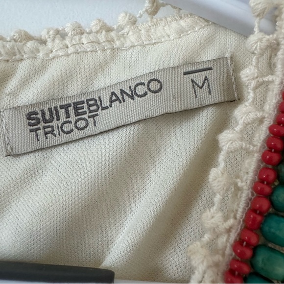 Boho Beaded midi lace dress S/M - Picture 5 of 5